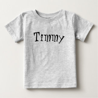 De Bebé Nombre Personalizado - Crea Tu Propia Camiseta Gri