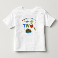 Ofishally DOS bebés camiseta O-fish-ally DOS chico