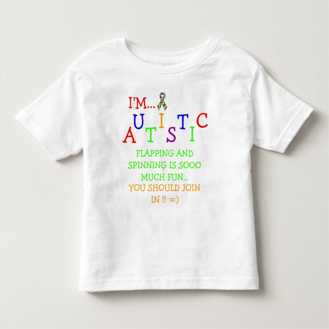 De Bebé ¡Olimpiadas autísticas! Camiseta del niño del ~ (Anverso)