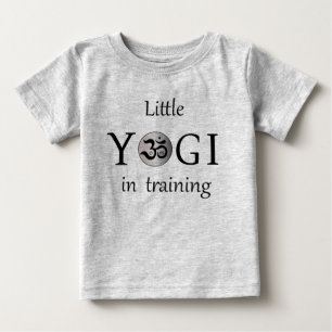 De Bebé Om zen lindo yogi yoga bebés camiseta gris