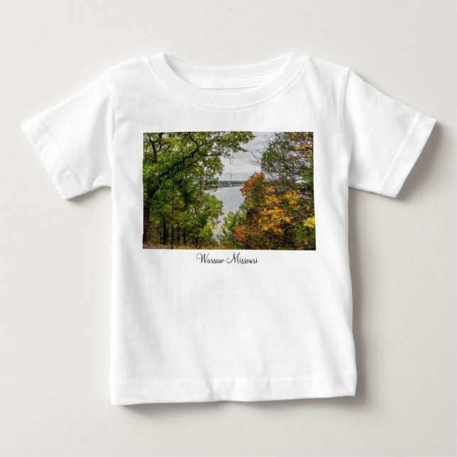 De Bebé Otoño En La Camiseta Truman Dam Baby Toddler (Anverso)