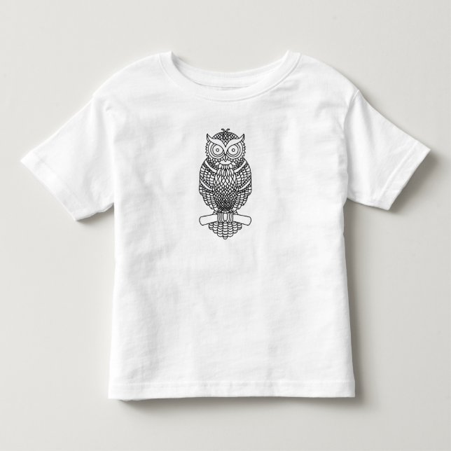 De Bebé Owl (clásico) - Pequeña camiseta (Anverso)