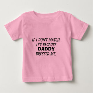 De Bebé "Papi me vistió" camiseta