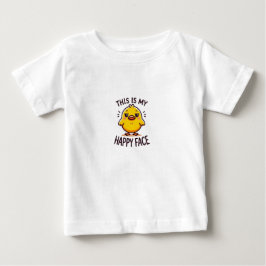De Bebé pato gruñón - esta es mi cara feliz camiseta diver