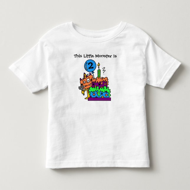 De Bebé Pequeña camiseta adaptable del cumpleaños del (Anverso)
