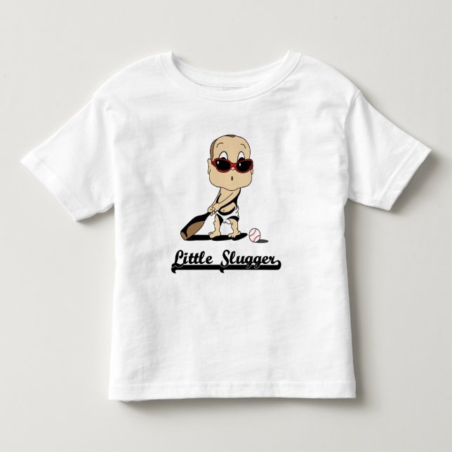 De Bebé Pequeña camiseta del bateador (Anverso)