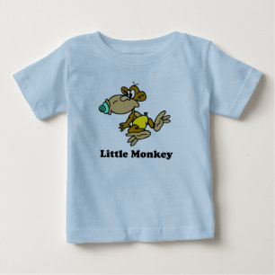 De Bebé Pequeña camiseta del mono