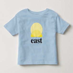 De Bebé Pequeña camiseta en azul claro