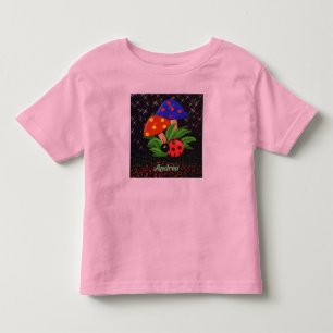 De Bebé Pequeña Ladybug, pequeña camiseta personalizada