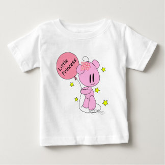 De Bebé Pequeña Princesa Niña Rosa Teddy Oso Camiseta