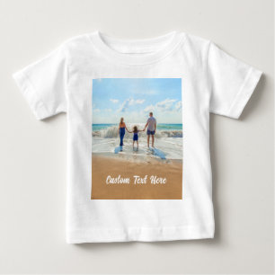 De Bebé Personaliza tu camiseta con foto-bebé con texto