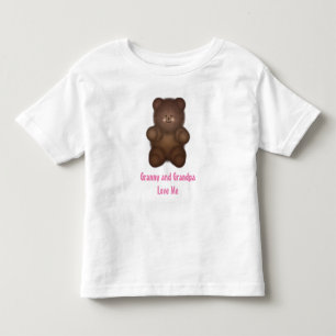 De Bebé Personalizado: Camiseta rizada del oso