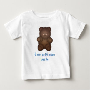 De Bebé Personalizado: Camiseta rizada del oso