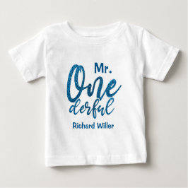De Bebé Personalizado Sr. Onemaravilloso Niño Camiseta