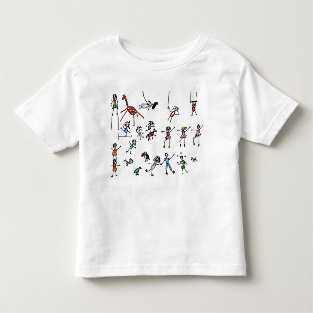 De Bebé Poca camiseta del niño del circo (Anverso)