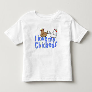 De Bebé Pollos del amor - la camiseta del niño