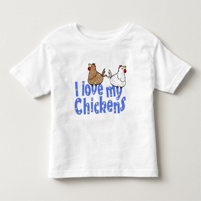 De Bebé Pollos del amor - la camiseta del niño (Anverso)