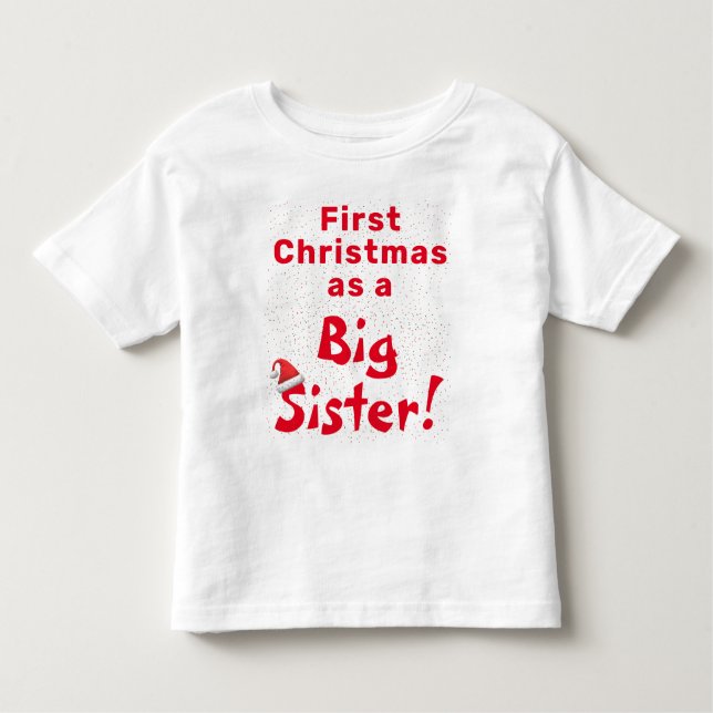 De Bebé Primer hermano Navidad Camiseta para niños (Anverso)