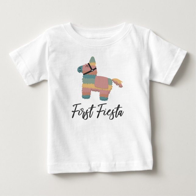 De Bebé Primera camiseta Fiesta Kids Baby Birthday Party (Anverso)