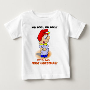 De Bebé Primera camiseta navideña