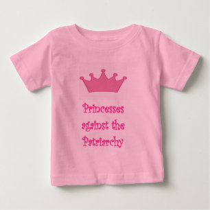 De Bebé princesas contra camiseta patriarcal
