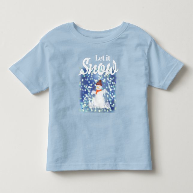 De Bebé Que nieve camiseta (Anverso)