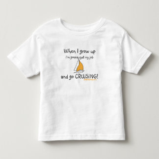 De Bebé Quiero ir camiseta que cruza