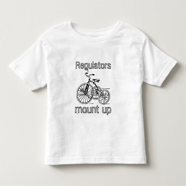 De Bebé Reguladores Montan camiseta Unisex en Triciclo (Anverso)