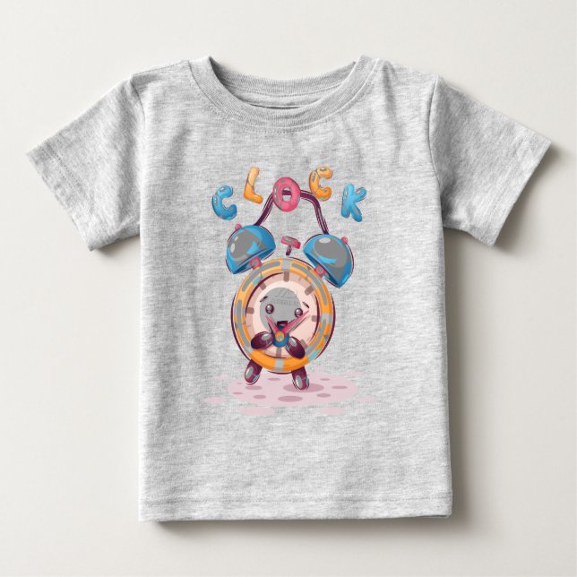 De Bebé Reloj personalizado | Camiseta para bebés (Anverso)