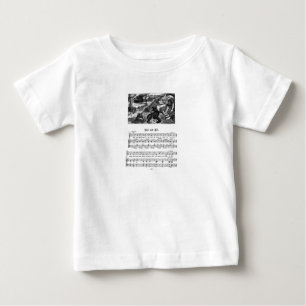 De Bebé Rhyme Jack y la camiseta del infante Jill