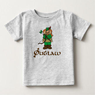 De Bebé Robin Hood Outlaw Archery: camiseta para niños