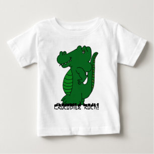 De Bebé ¡Roca del cocodrilo! Camiseta del niño