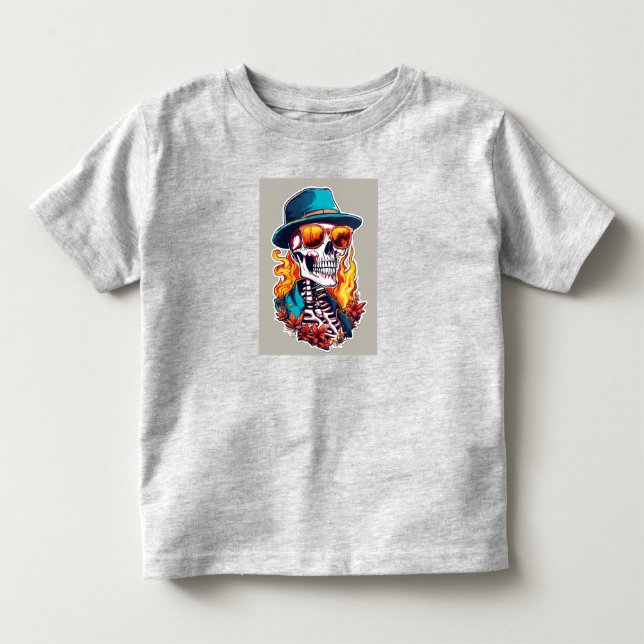 De Bebé Rock Inferno: Camiseta del evento Skull & Flames. (Anverso)