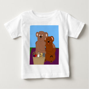 De Bebé Romancing la camiseta del niño del oso