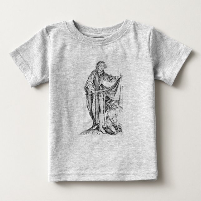 De Bebé San Martín con una camiseta para mendigos (Anverso)