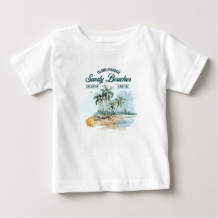 De Bebé Sand Beaches Camiseta para niños