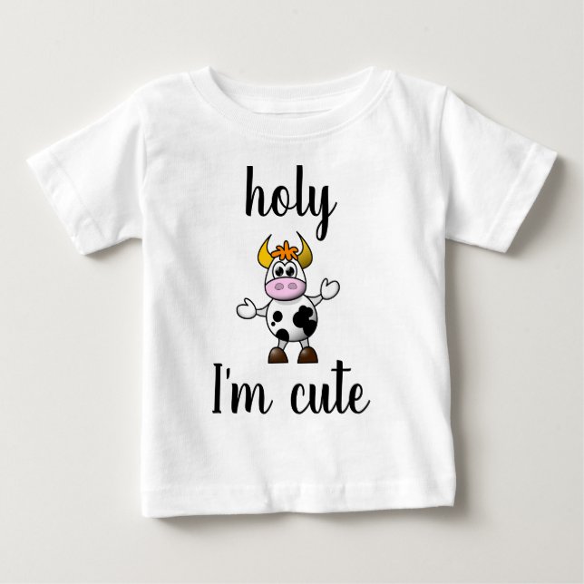 De Bebé Santo Dios, soy una camiseta pequeña (Anverso)