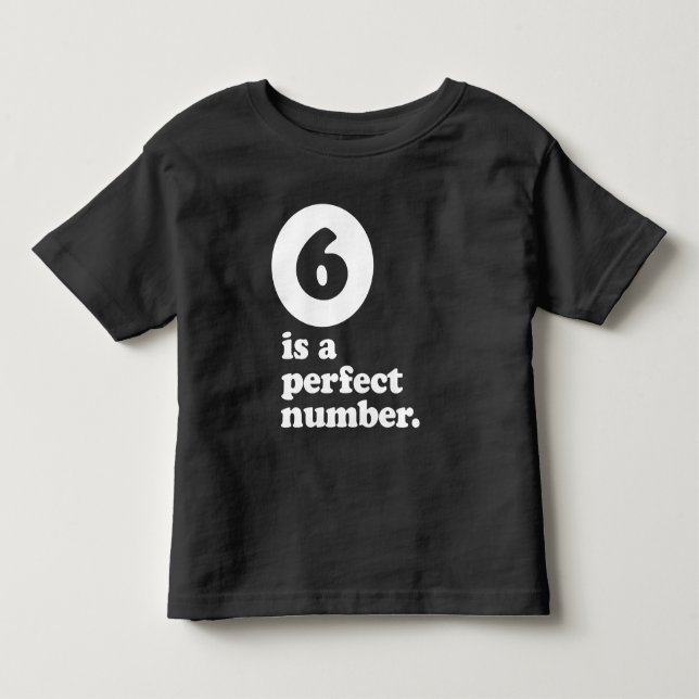 De Bebé seis es una camiseta del cumpleaños del número (Anverso)