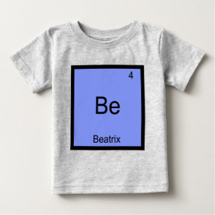 De Bebé Ser - Camiseta con el nombre del símbolo del eleme