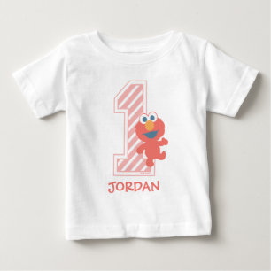 De Bebé Sesame Street   Elmo - Camiseta del primer cumplea