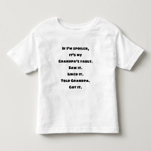 De Bebé Si me echan a perder, la camiseta del abuelo