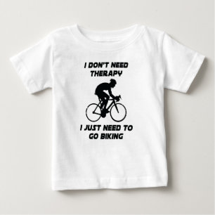 De Bebé Solo necesito ir en bicicleta camiseta