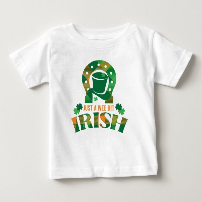 De Bebé Solo una camiseta irlandesa para niños (Anverso)