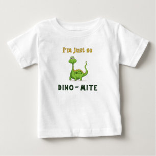 De Bebé ¡Soy apenas tan Dino-Ácaro! Camiseta del niño
