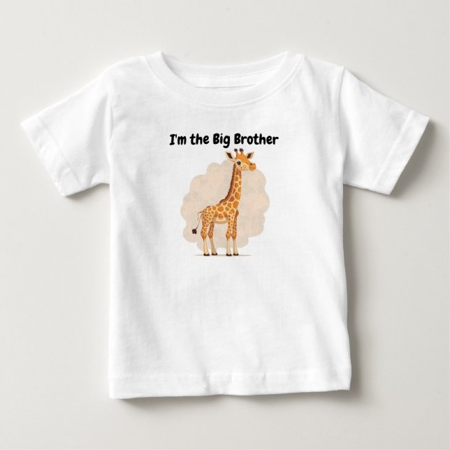 De Bebé Soy la camiseta para niños pequeños Big Brother Mo (Anverso)