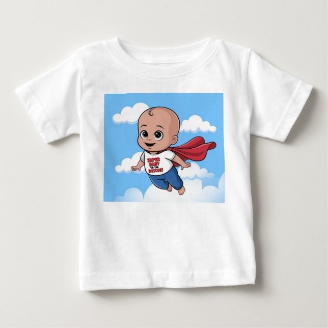 De Bebé ¡Superbebé al rescate! Camiseta para bebés (Anverso)