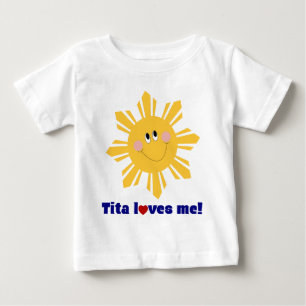 De Bebé Tita me ama camiseta infantil
