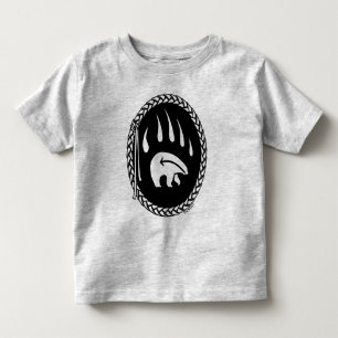 De Bebé Tribal Bear Art Cebolla Camiseta Bear Claw Toddler