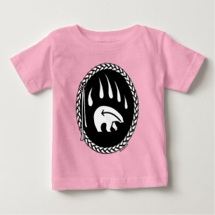 De Bebé Tribal Bear Art Cebolla Camiseta Bear Claw Toddler