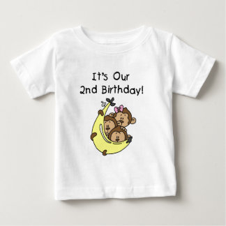 De Bebé Trillizos 2 - Dos niños/ una camiseta Chica